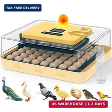 Incubators for Hatching Eggs, 56 Eggs Incubator with Egg Candler, Auto Egg Turne