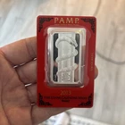RARE 2013 Pamp Swiss Lunar Calendar Series Year Of The Snake 1 Oz 999 Silver Bar