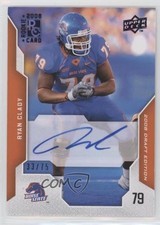 2008 Upper Deck Draft Edition Blue Exclusives 33/75 Ryan Clady #86 Auto 2h4