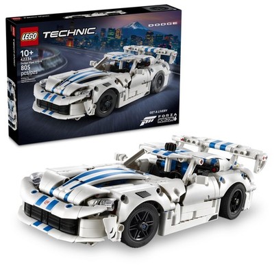 LEGO Technic Dodge Viper GTS-R Sports Car Toy - Model Car with Realistic Details