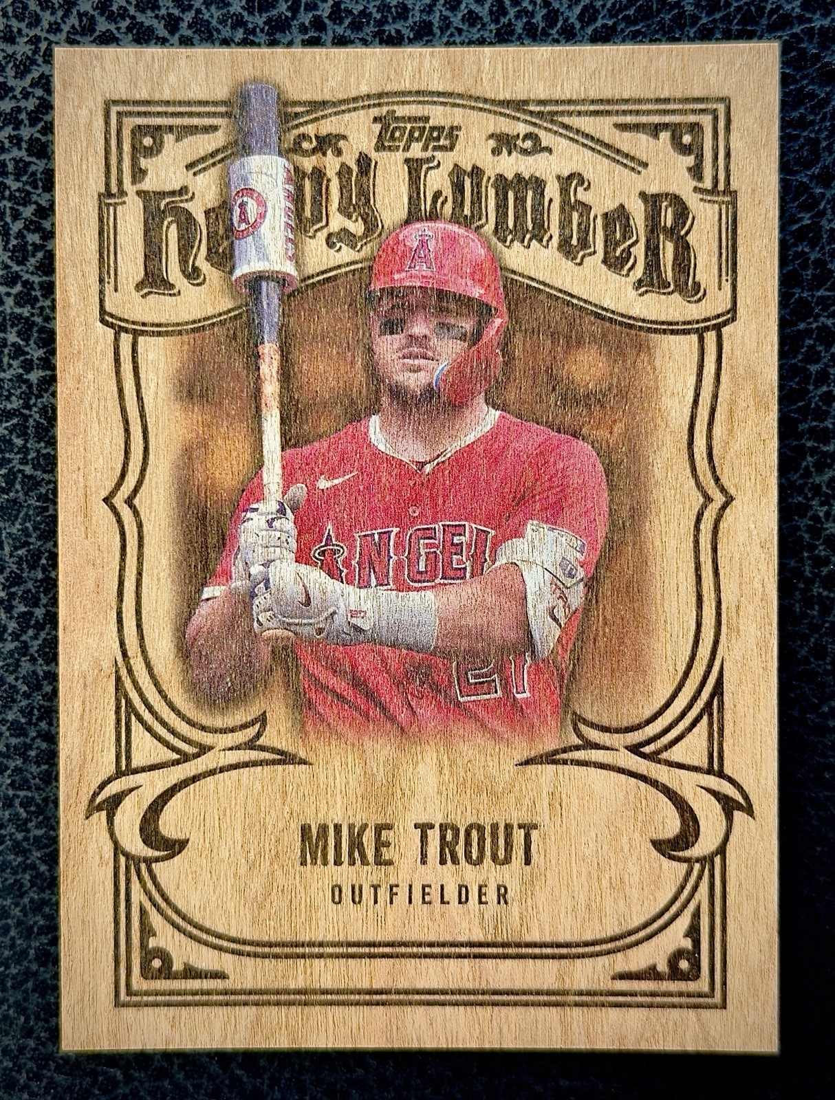 2026 Topps Series 1 Heavy Lumber HL-1 Mike Trout Angels SSP Case Hit Rare