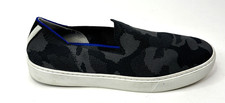 Rothy's The Original Slip On Sneaker Shoes Black Gray Camo Womens US Size 8