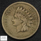 1859 Copper-Nickel Indian Head Copper Cent 1C