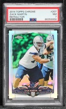 2014 Topps Chrome Refractor Zack Martin #207 PSA 7 7xr