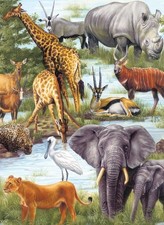 Animal Kingdom 60-Piece Kids Safari Jigsaw Puzzle