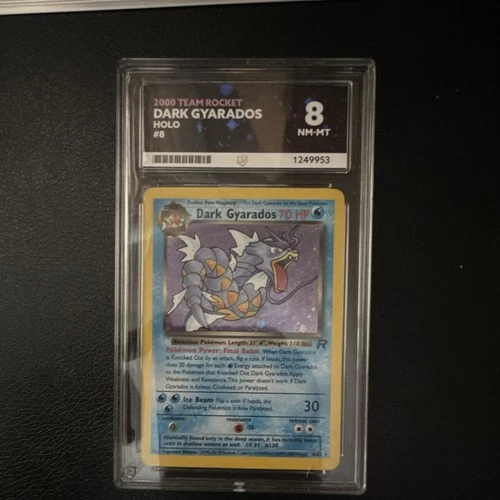 Pokémon TCG Team Rocket 2000 Dark Gyarados 70 HP Holo Rare #8 ACE 8 EN