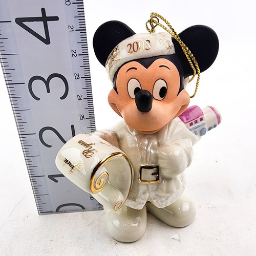 Lenox Disney Christmas Ornament 2003 Holiday Mickey NO Box - Picture 2 of 7