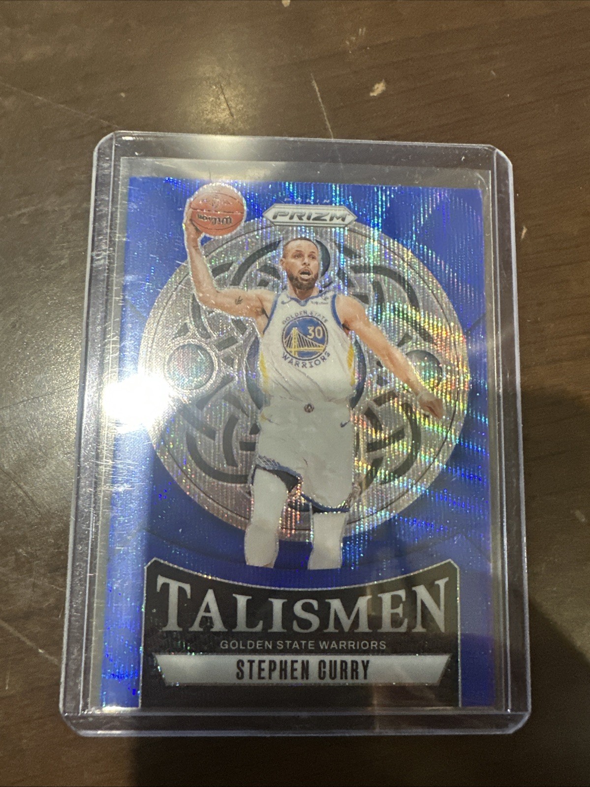 2024-25 Panini Prizm - Talismen Stephen Curry #20 Blue Wave Prizm /175
