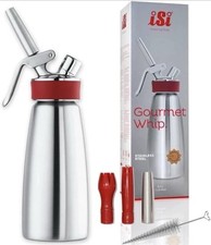 iSi Gourmet Whip 0.5L professional stainless steel cream whipper.
