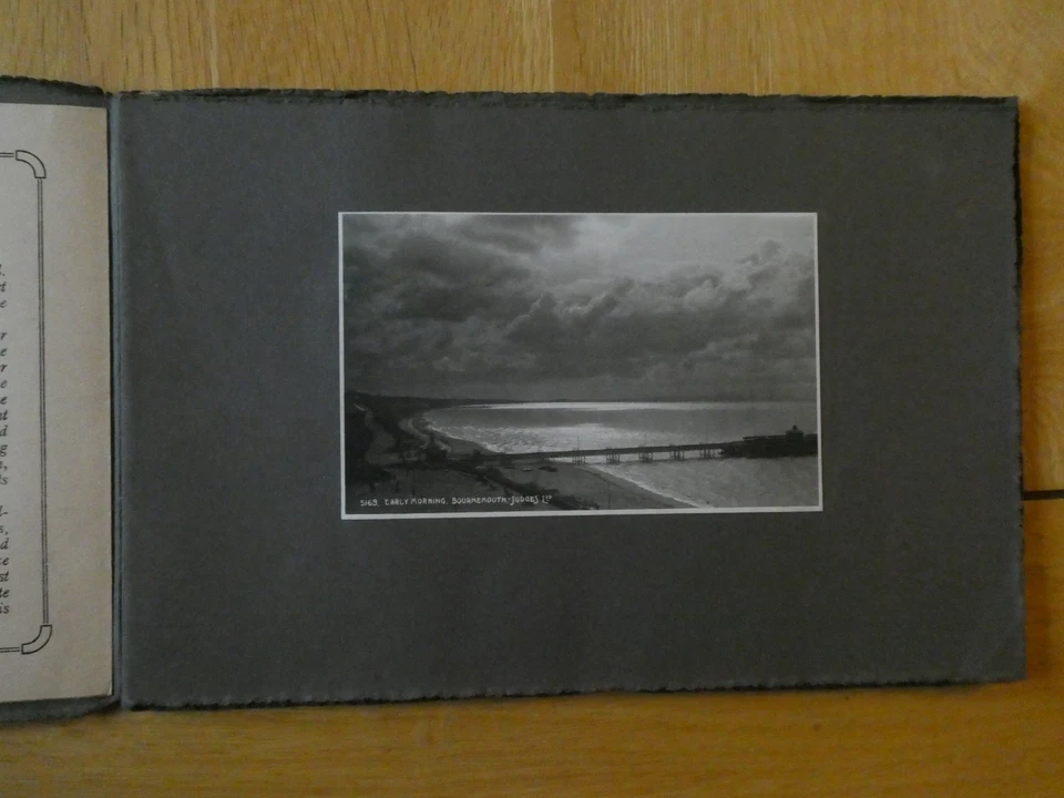 1930s Booklet of 12 Mounted Real Photo Postcards of Bournemouth, Dorset - Image 3 of 4