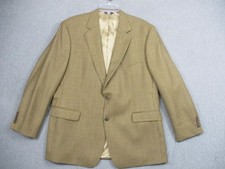 Vintage Brooks Brothers 346 Sport Coat Mens 46 M Brown Houndstooth Wool 2004