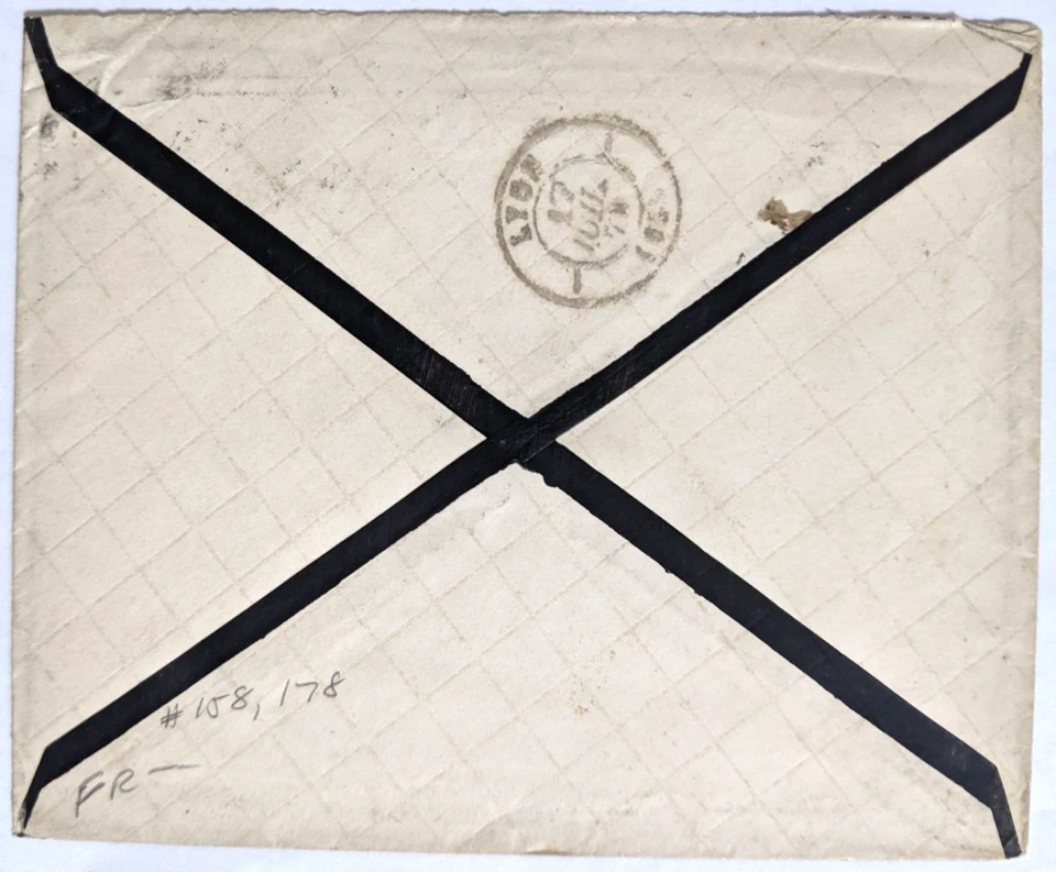 S.M. Isaacs Family, NYC, US--B.F. Peixotto, US Consul, Lyon, FR/#158+#178 US/'78 - Image 2 of 2