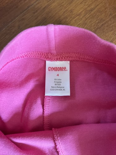 Gymboree Super Star Rhinestone Peace Sign Top & Pant Set Purple Pink sz 4 4T - Picture 8 of 9