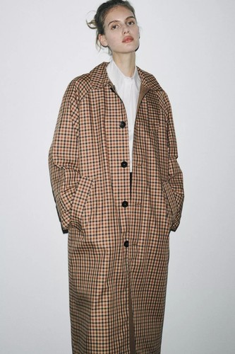 NEW ZARA SS25 ZW COLLECTION REVERSIBLE TRENCH COAT 3811/042/751 ALL SIZES - Imagen 4 de 10