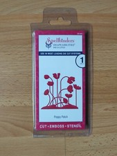 Spellbinders die d-lites Shapeabilities Poppy Patch metal die cutter