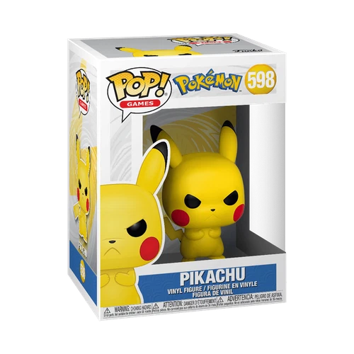 Funko Pop Pokémon Pikachu Angry #598!