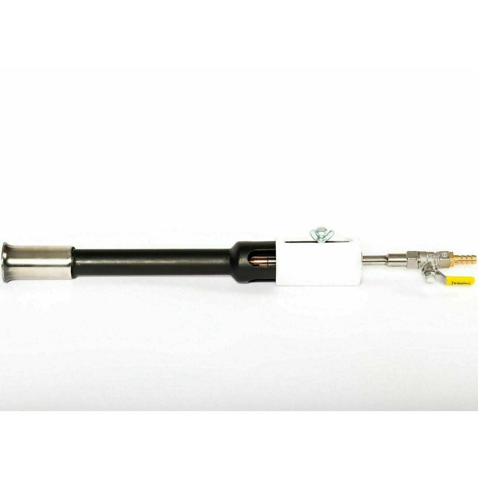 DEVIL-FORGE Bruciatore A Gas Modello DFPPROF - 90.000 BTU, Ugello In Acciaio Inox 304, Valvola A Sfera, Per Fucine E Fornaci A Propano - 2