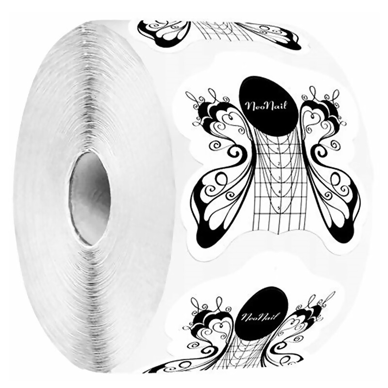 NeoNail Studioline Nail Forms Butterfly Stickers Self Adhesive Extension100 pcs