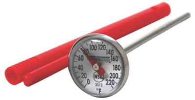 NEW TAYLOR 3512 INSTANT READ DIAL MEAT THERMOMETER STAINLESS & CLIP 6554109