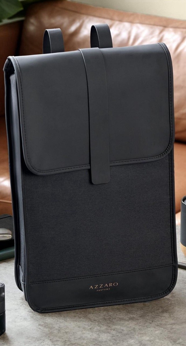 Azzaro Backpack / Travel Bag (Unisex - Black) | eBay