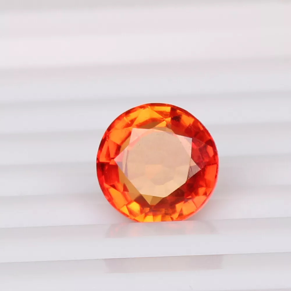 Natural cheap orange sapphire