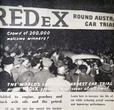 1954 REDeX Oil Lubricant Import Advertisement Autocar Automobilia DWPP11