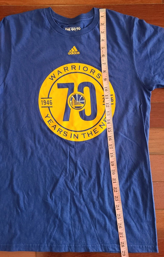 Adidas Go To Tee Herren Medium Golden State Warriors 2016 70 Jahre in NBA Blau - Bild 3 von 6