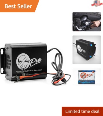 Pro 12Volt Super Powerful Ultrasonic Pest Repeller - Versatile - Aluminum Case