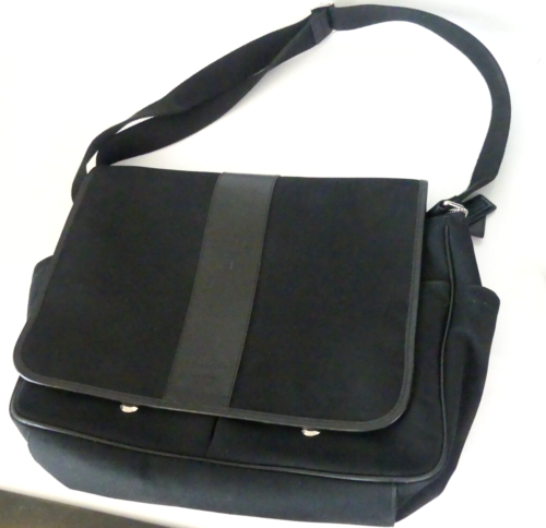 Coach Crossbody Travel Messenger Laptop Bag, 6437 Canvas & Leather Trim VG Cond. - Picture 1 of 14