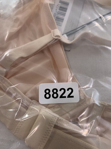 Negative Damen Seiden Halb BH, Pfirsich, 36A Dieser BH fällt klein aus �� - Bild 6 von 6