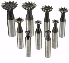 HSS 45 55 60 Degree Dovetail Cutter Milling End Mill High Speed Steel
