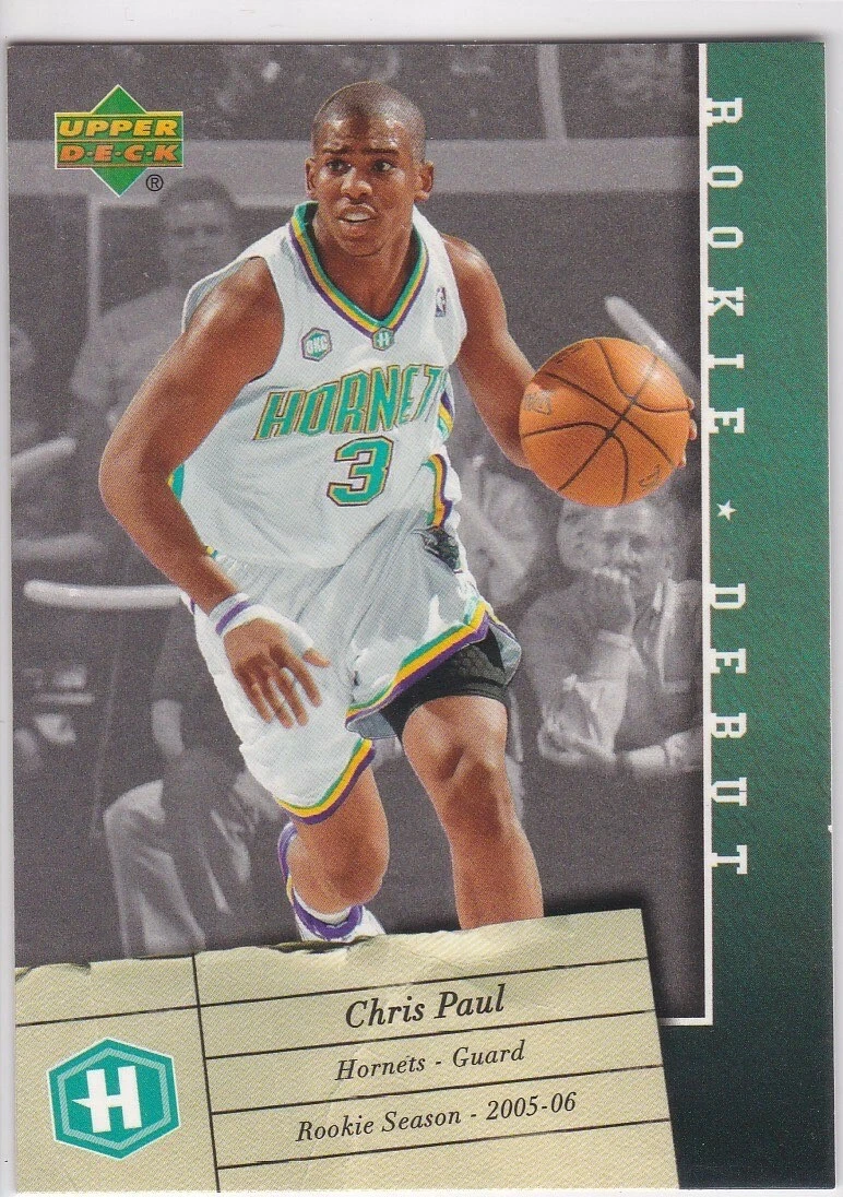 CHRIS PAUL ROOKIE Debut Basketball Card Upper Deck HORNETS CLIPPERS PHOENIX  SUNS | eBay