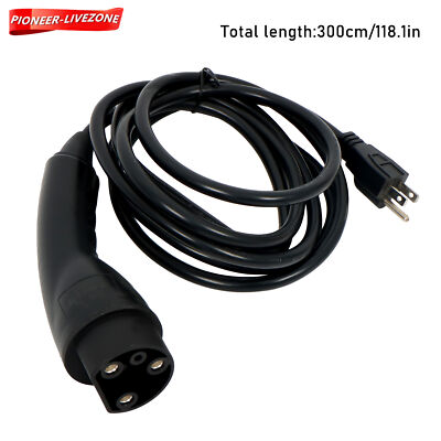 120V For ICON Ev D2 D3 D5 Golf Cart Charging Power Cord Assembly 14AWG