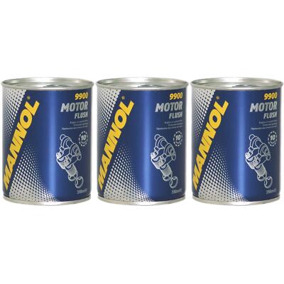 3x300ml Original MANNOL Motorspülung 9900 Motor Flush