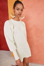 Ulla Johnson Women Ivory Wool Dress P