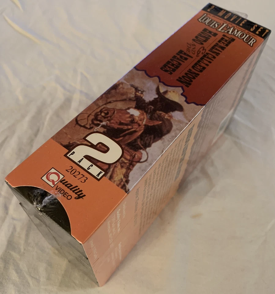 Louis L'Amour The Man Called Noon, Hondo And The Apaches 2 VHS Movie Set Sealed - Image 3 of 4