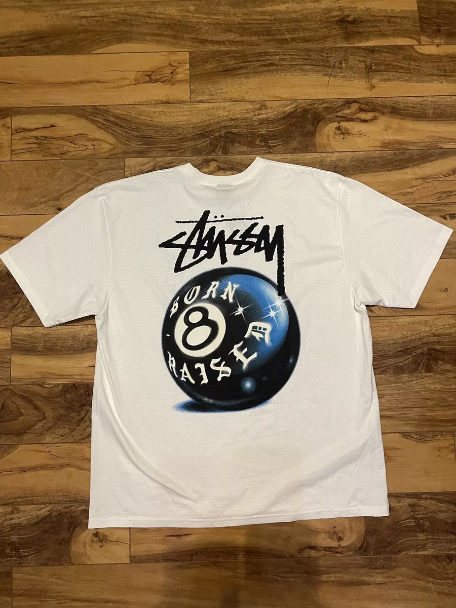 Stussy x Born & Raised 8 Ball Tee || Size XL || IN HAND