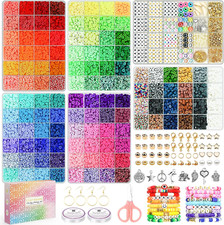 Clay Beads Bracelet Making Kit 20000pcs 120 Colours Jewellery Craft Set Gift