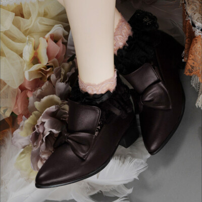Dollmore Lumie Kate Klaire Eugenia Trinity Doll - Ruhe Ribbon Shoes (Brown)