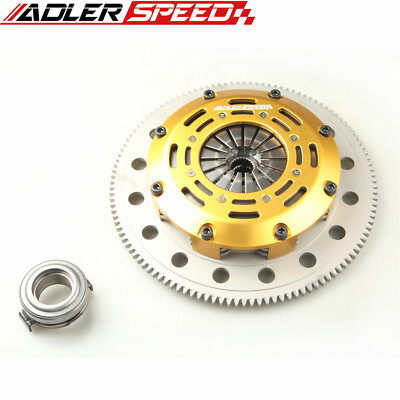 ADLERSPEED Racing Twin Disc Clutch Kit For Honda Accord Prelude H22 H23 F22 F23