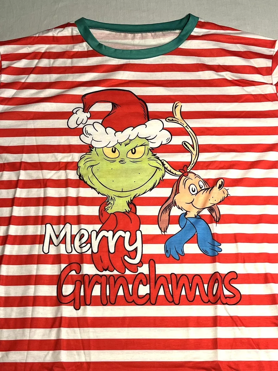 Mens grinch pajamas 3xl hot sale