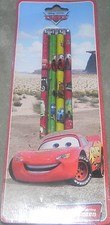 DISNEY PIXAR CARS PENCILS 4 PENCILS IN PACK 