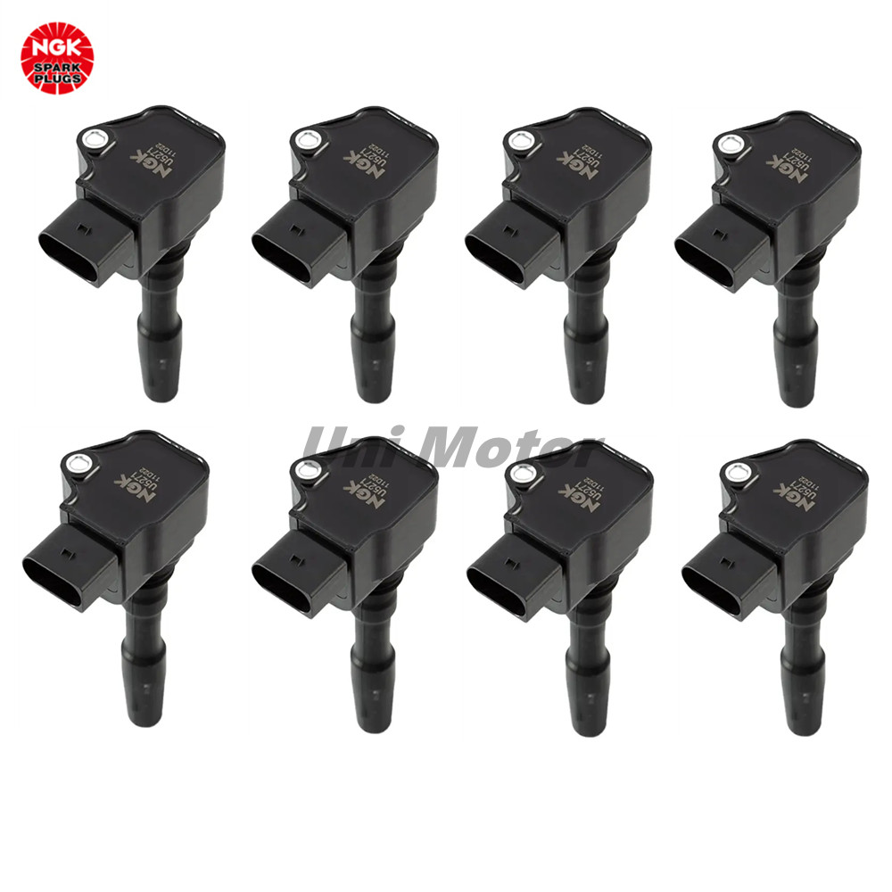 079905110H 8x OEM NGK Ignition Coil For Audi S6 2013-2021 S7 2013-2018 4.0L