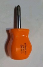 Snap-on Tools SDDP22 #2 Stubby Phillips Head Screwdriver orange USA