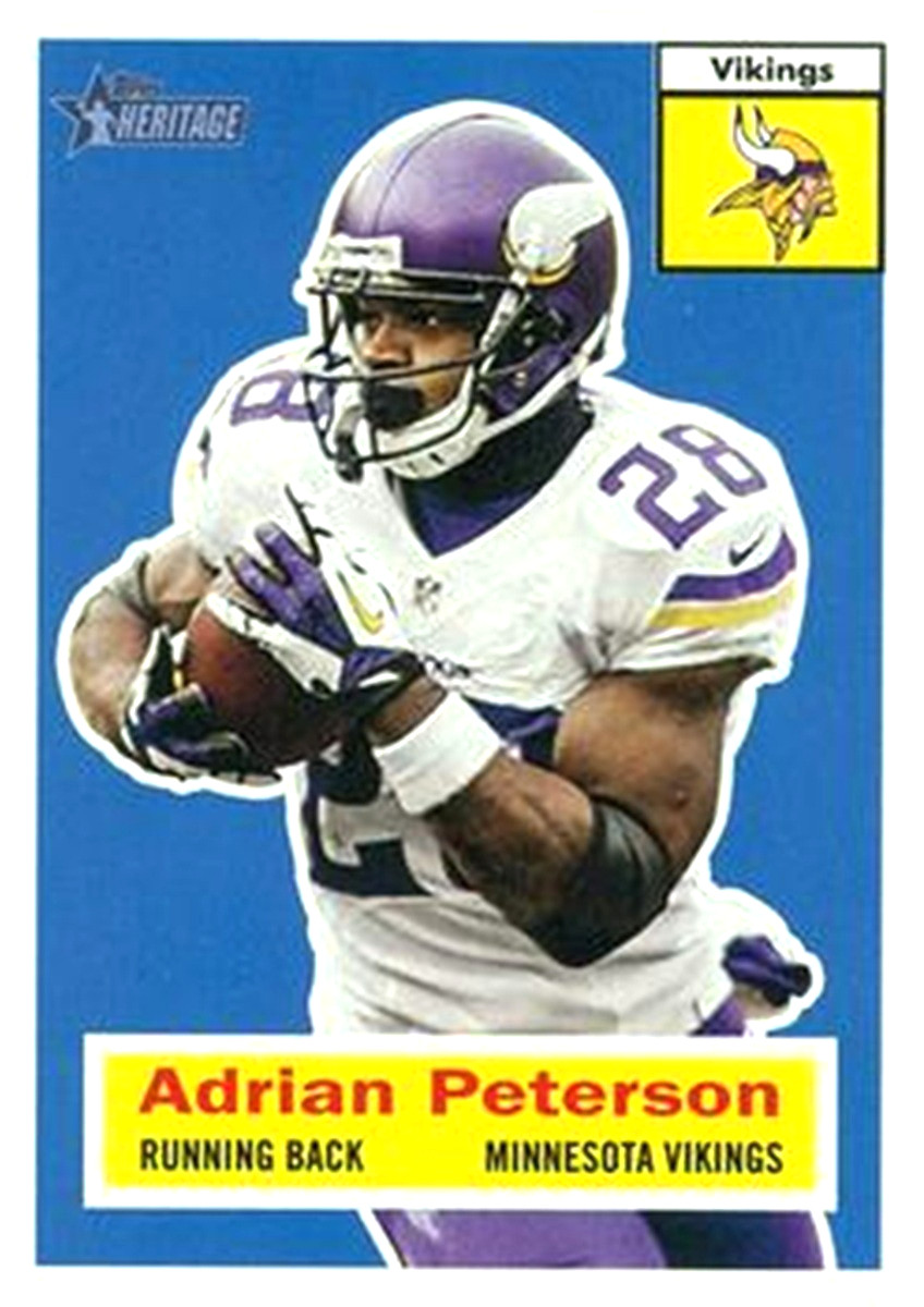 2015 Topps Heritage #7 Adrian Peterson Minnesota Vikings