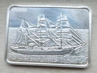 Colonial Mint Vintage 1970s Last of the Windjammers Gloria 1oz 999 Silver Bar