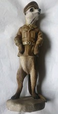 MEERKAT ARMY OFFICER ORNAMENT  11 Inches Resin Unbranded 