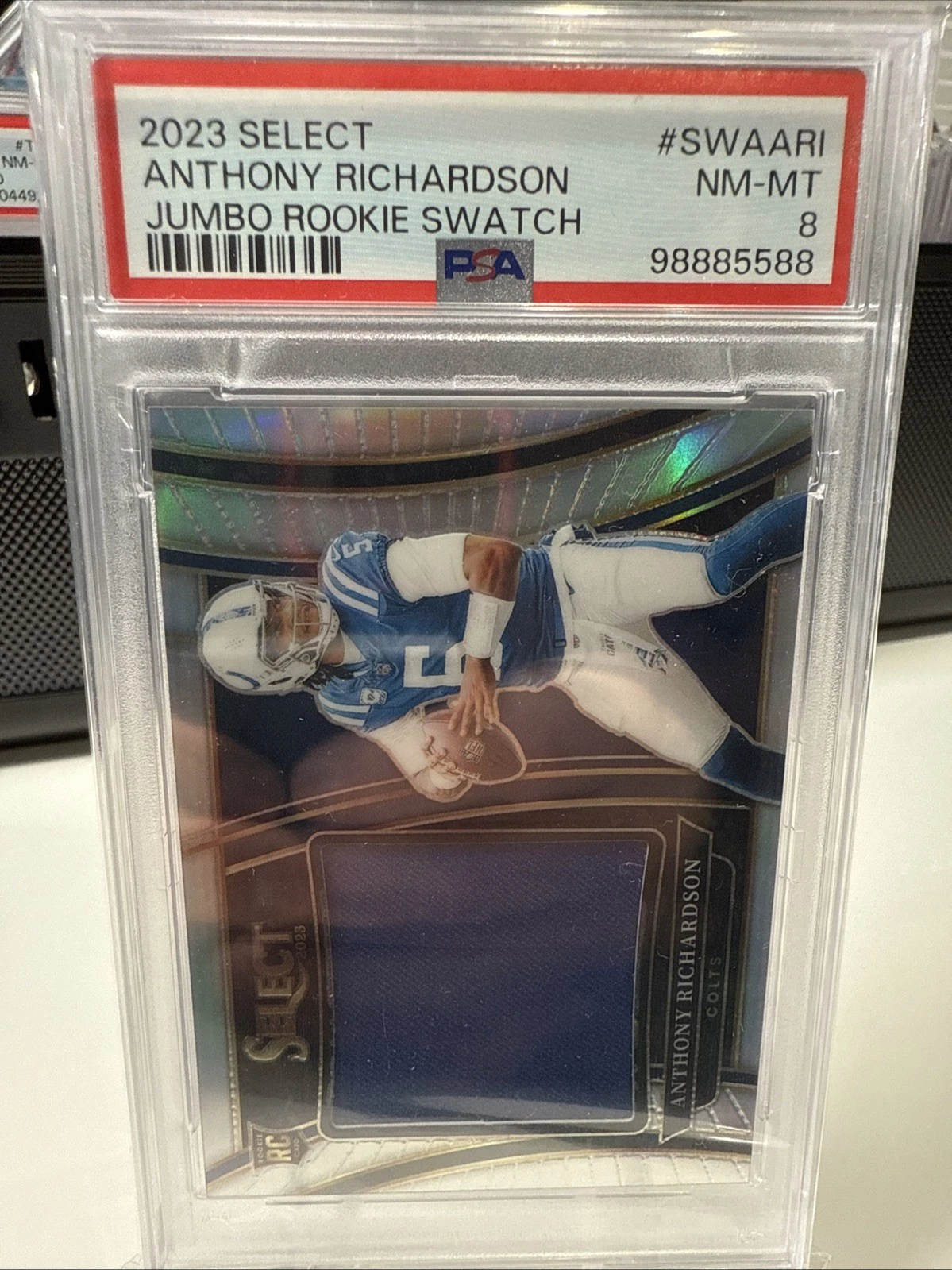 Anthony Richardson Panini Select Jumbo Rookie Swatches #SWAARI Base
