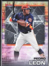 2021 Bowman's Best Pedro Leon #13 Houston Astros Rookie Prospect
