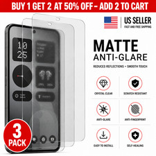 3-Pack Matte Anti-Glare Screen Protector Nothing Phone 1 2 2a 2a Plus 3 Series